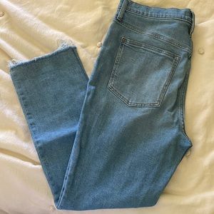 the perfect vintage jean in coffey wash: worn-in edition (Madewell Jeans)